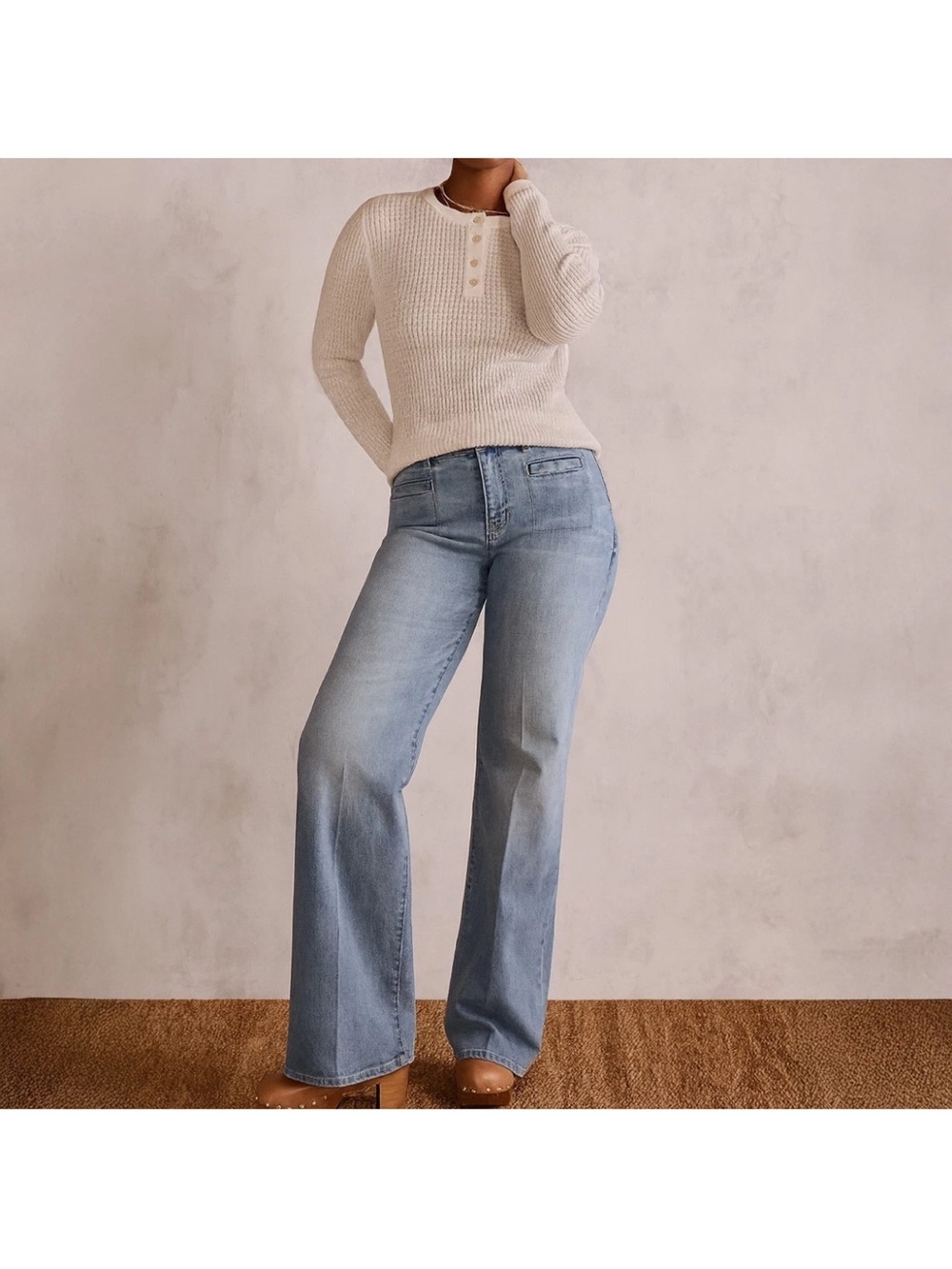 Cabi Venice Wide Leg Light Blue Women’s Jeans 6R